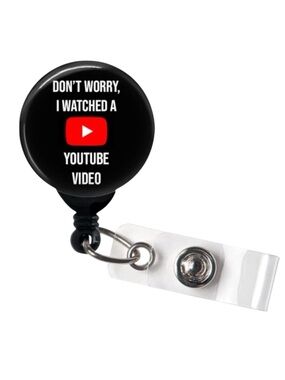 Funny Name Badge Reel- NWT
